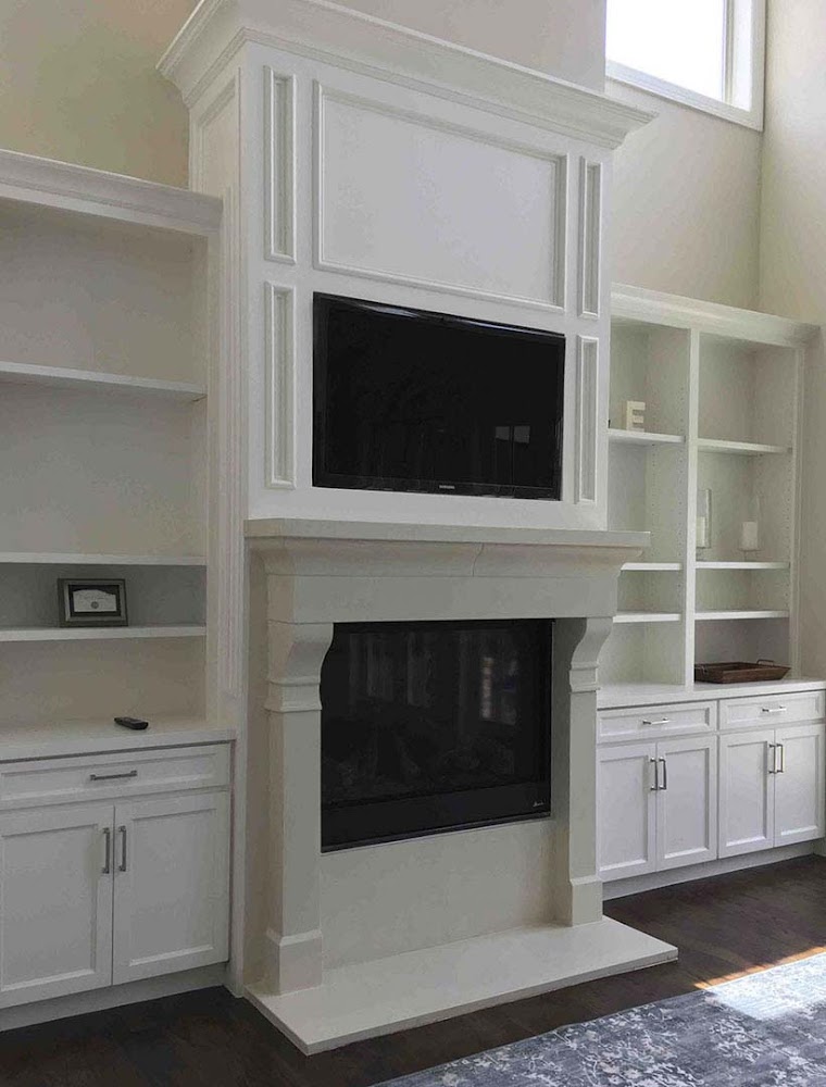 Stone Fireplace Mantels | Modern Cast Stone Fireplaces - Dallas | DFW in Fort Worth - FireplaceStoreFinder